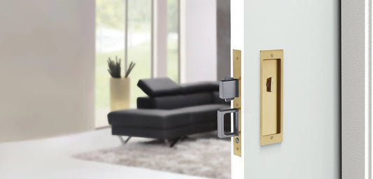 sliding pocket door lock