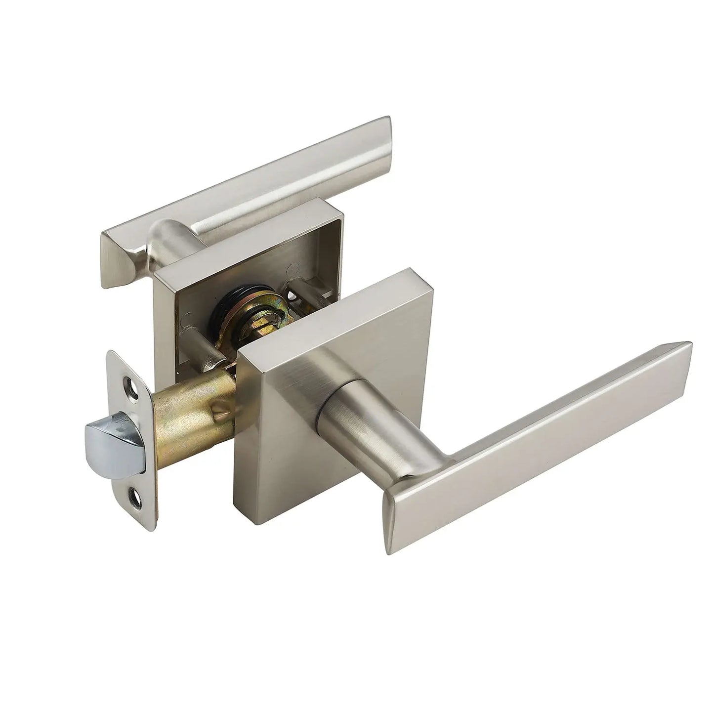 satin nickel heavy duty lock