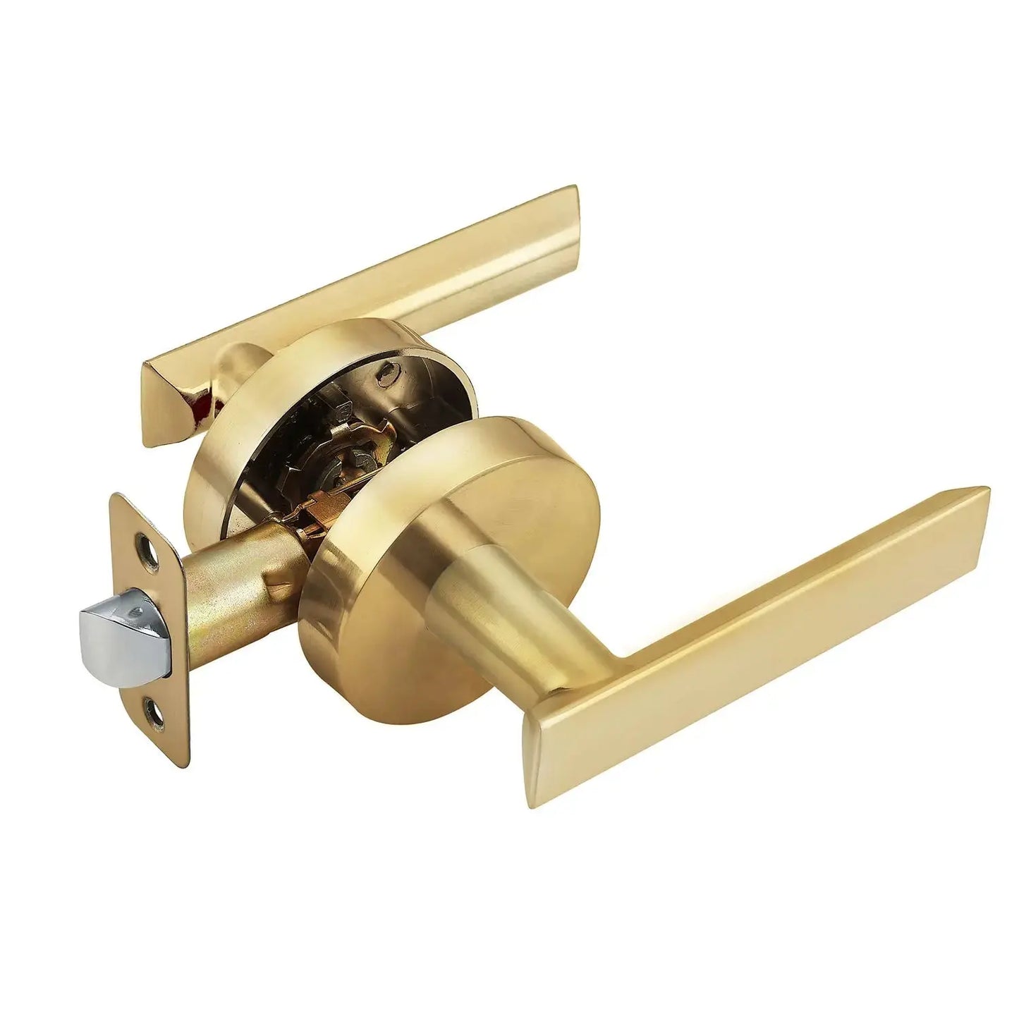 Satin brass heavy duty lock