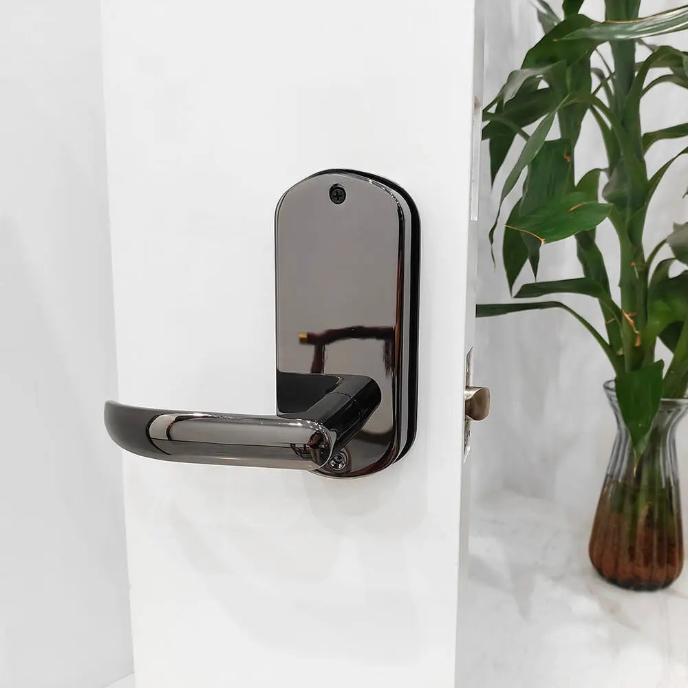 zinc alloy smart door lock installation
