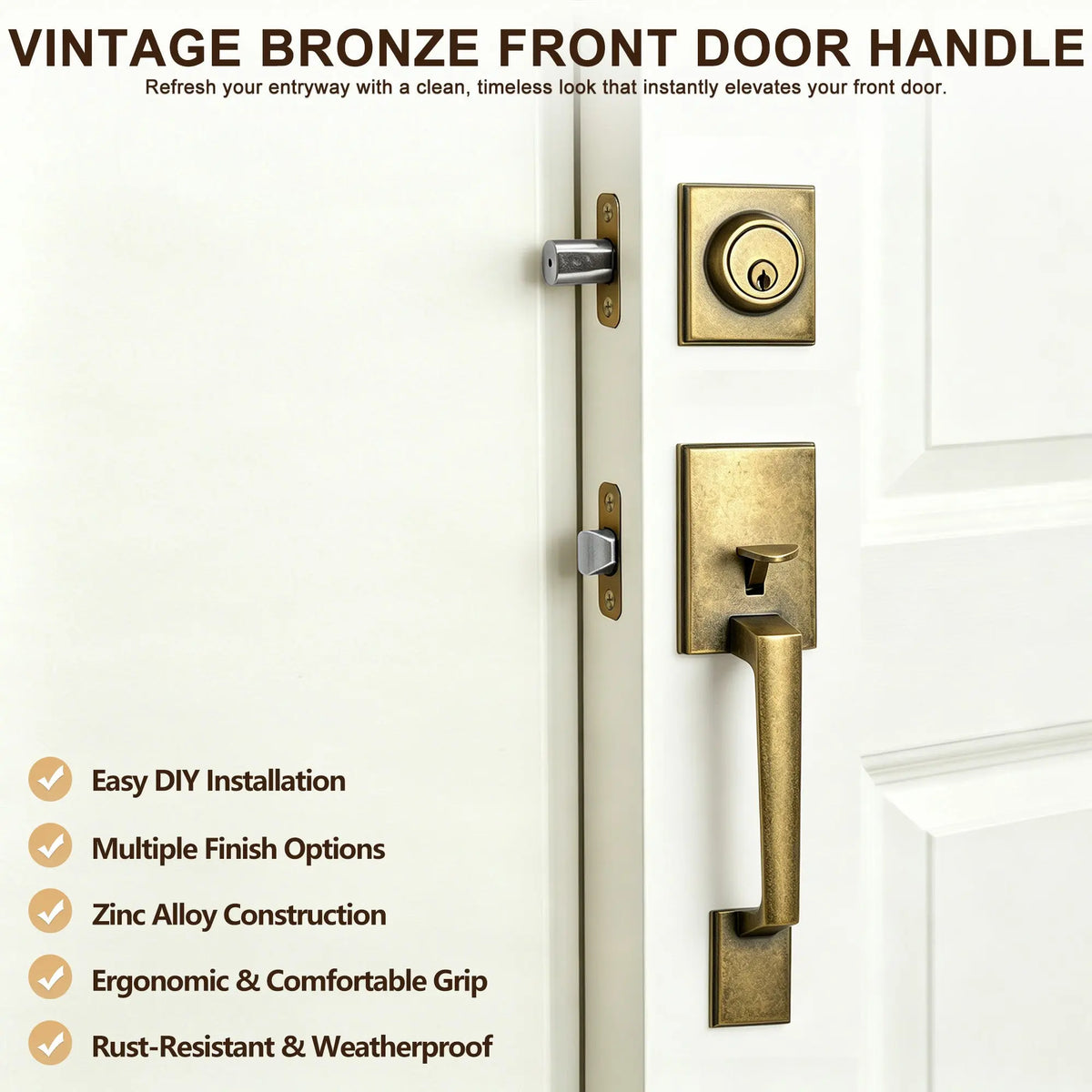 Install Contempo Knob in Vintage Bronze