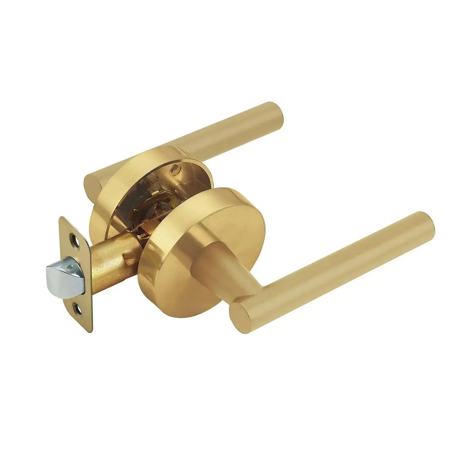 Satin brass heavy duty lock