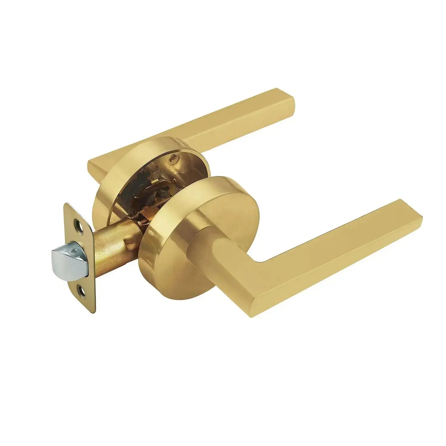 Satin brass heavy duty lock