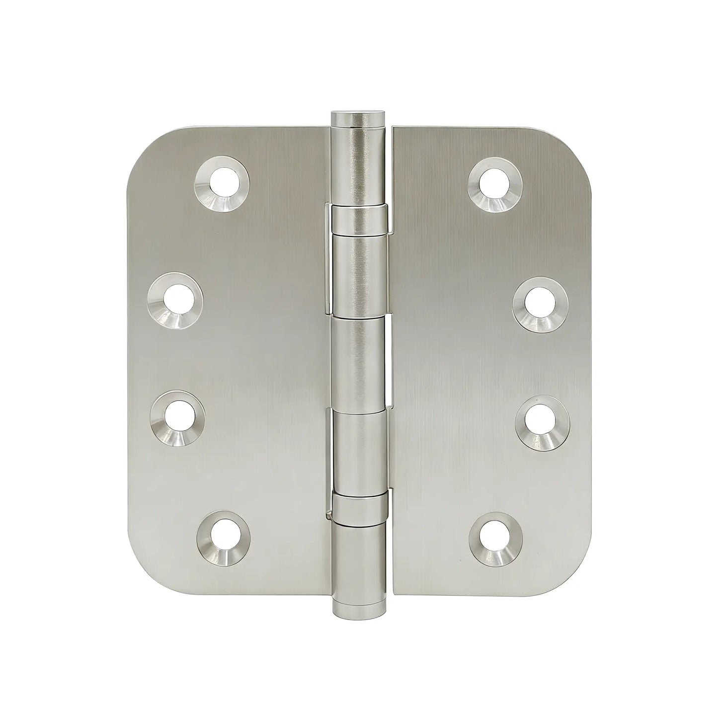 Satin Nickel 4in*4in Round Bearing Brass Hinges Round Corner zhongshan sunshine hardware Co., Ltd