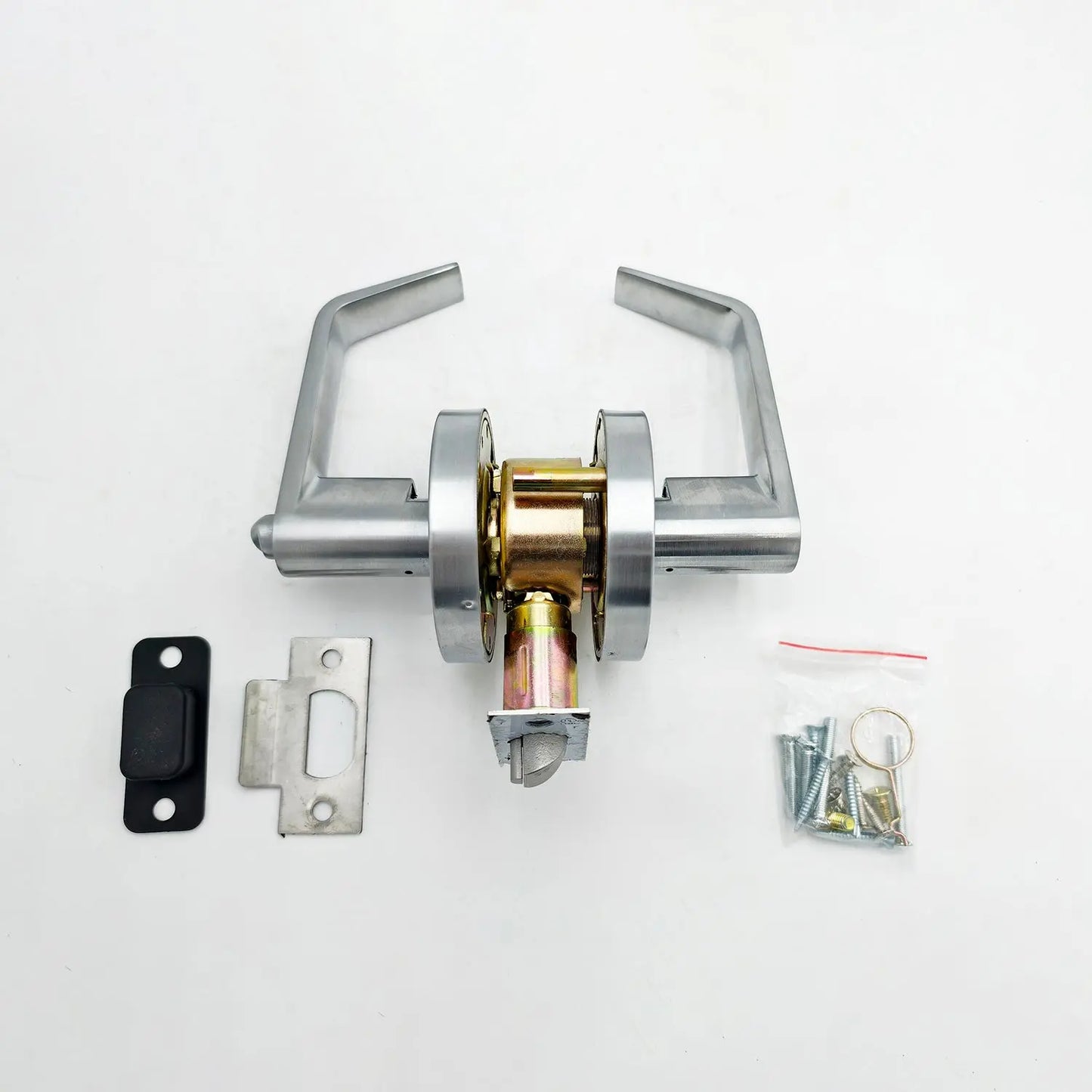 Privacy Function Grade 2 Cylindrical Lock with Satin Chrome zhongshan sunshine hardware Co., Ltd