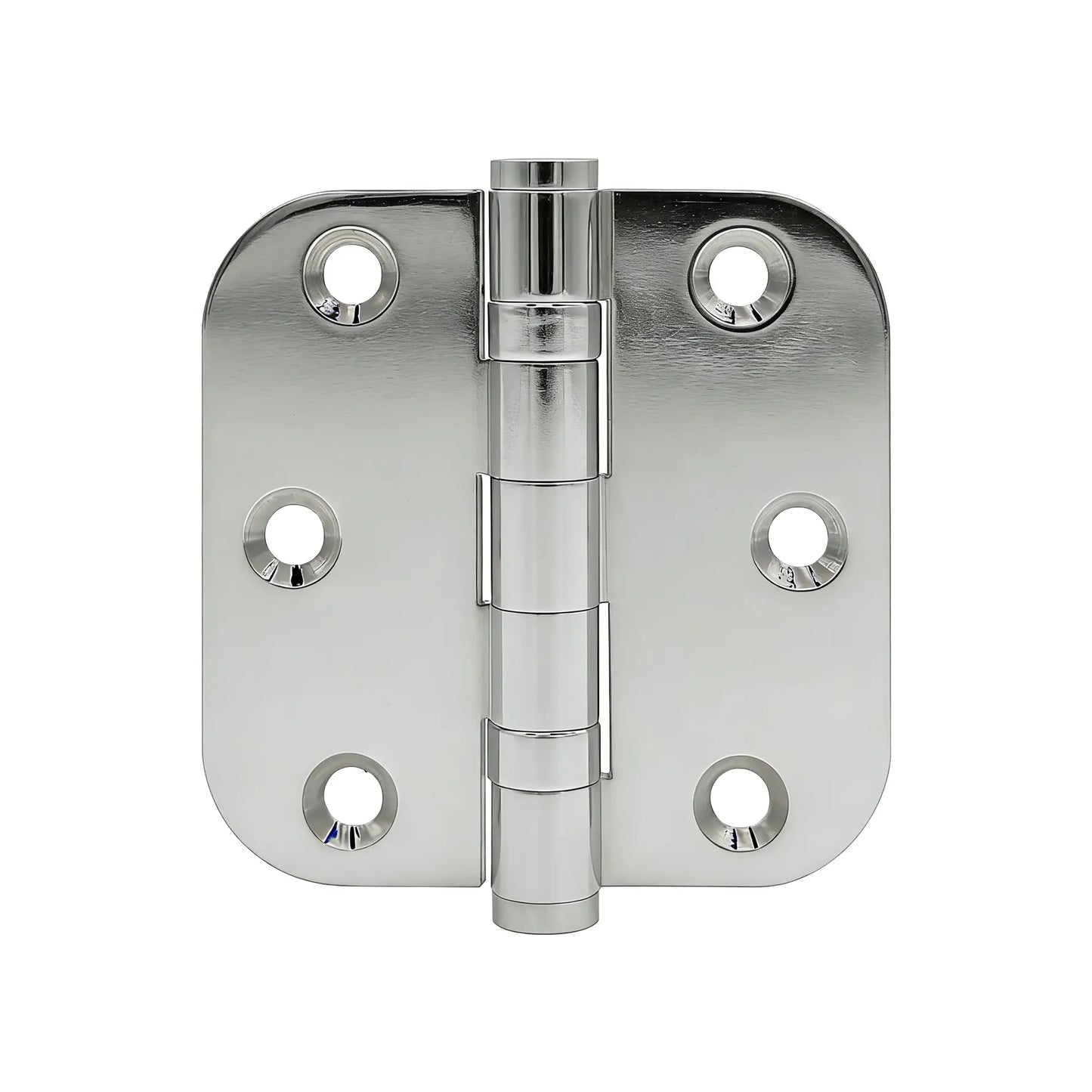 Satin Chrome Round Bearing 3.5in*3.5in Brass Hinges -Round Corner zhongshan sunshine hardware Co., Ltd