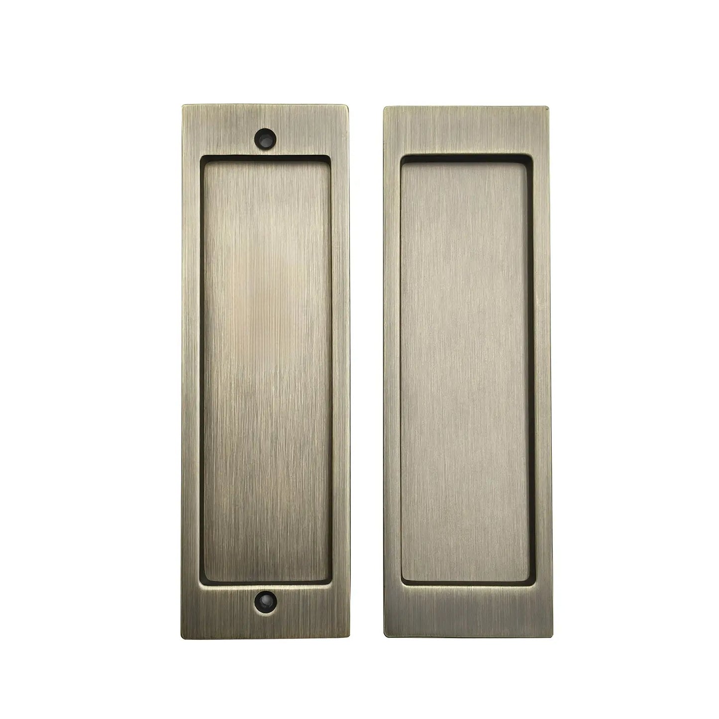 antique brass passage pocket door lock