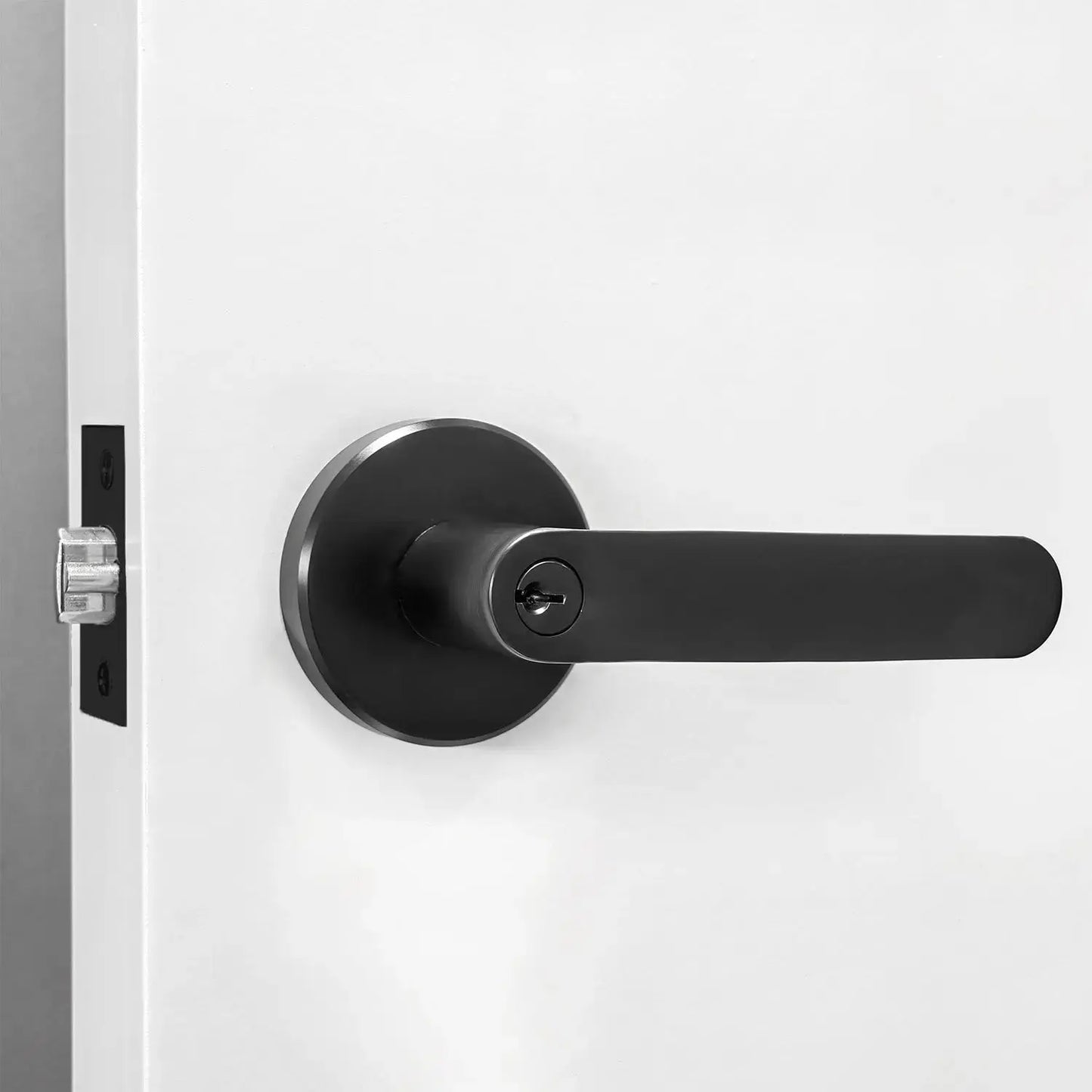 Round tubular lock installation effect