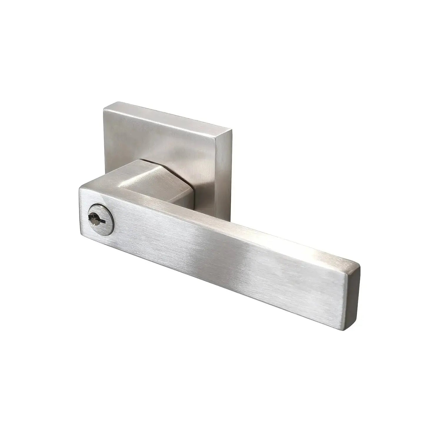 Square tubualr door lever lock