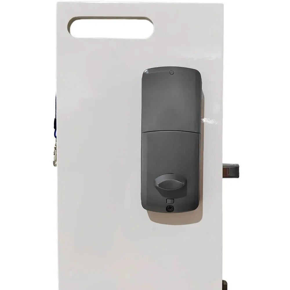 handleless smart door lock satin black installation