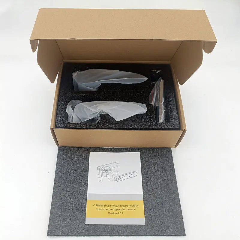 fingerprint smart door lock package