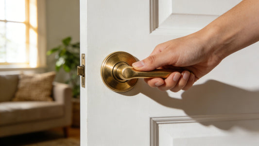 Fall & Winter Home Hardware Styling: Mixing Metals with Warmth