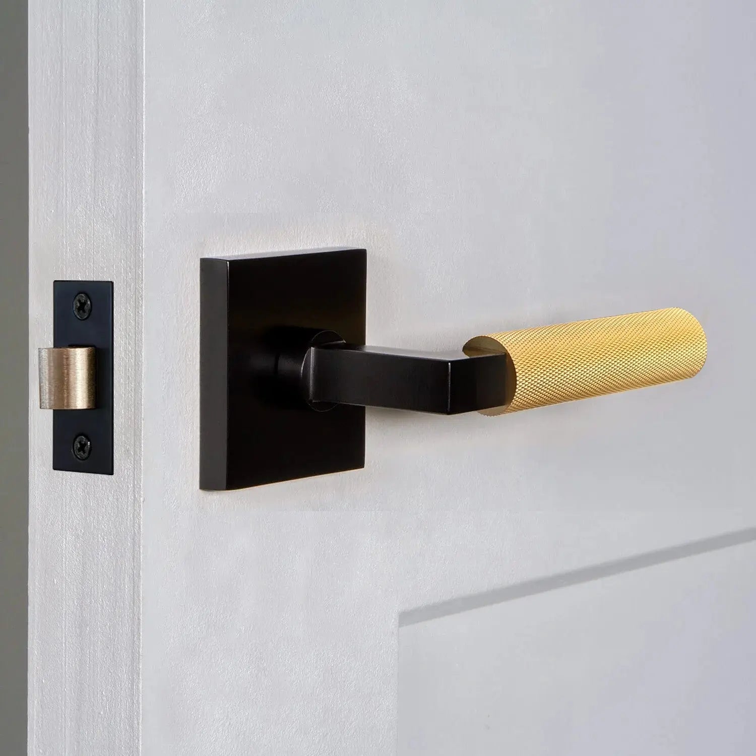 Brass door handles - luxury interior door handles