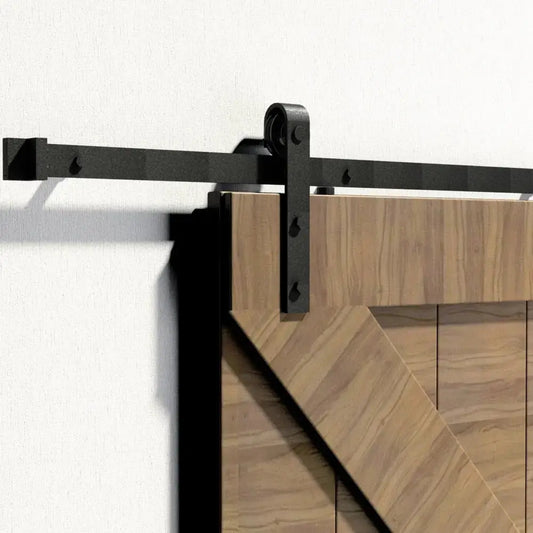 T005-SN-J Shaped Modern Barn Door Hardware Kit usage scenarios