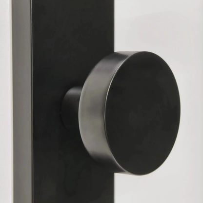 Quadrato Multipoint Lock with Smooth Satin Brass Door Knob zhongshan sunshine hardware Co., Ltd
