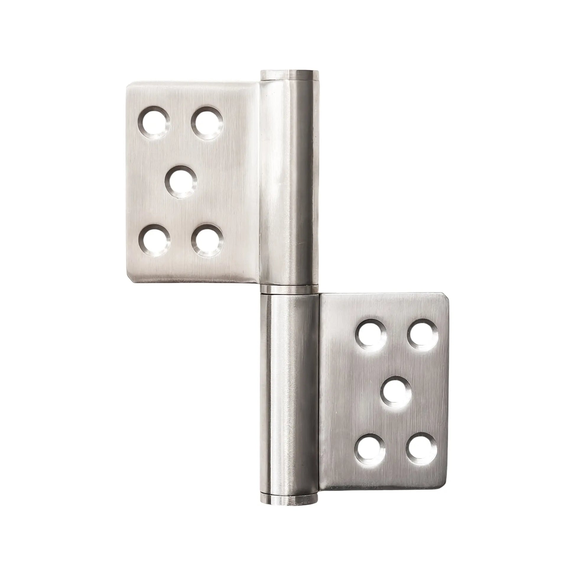 Flag shaped hinge