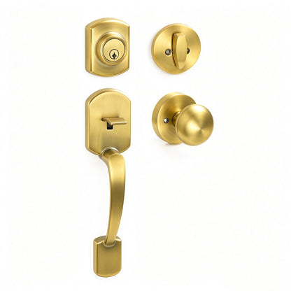 8019-Entry Door Handleset with Knob