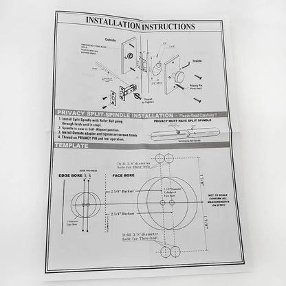 door handle instructions