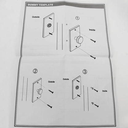 door handle instructions