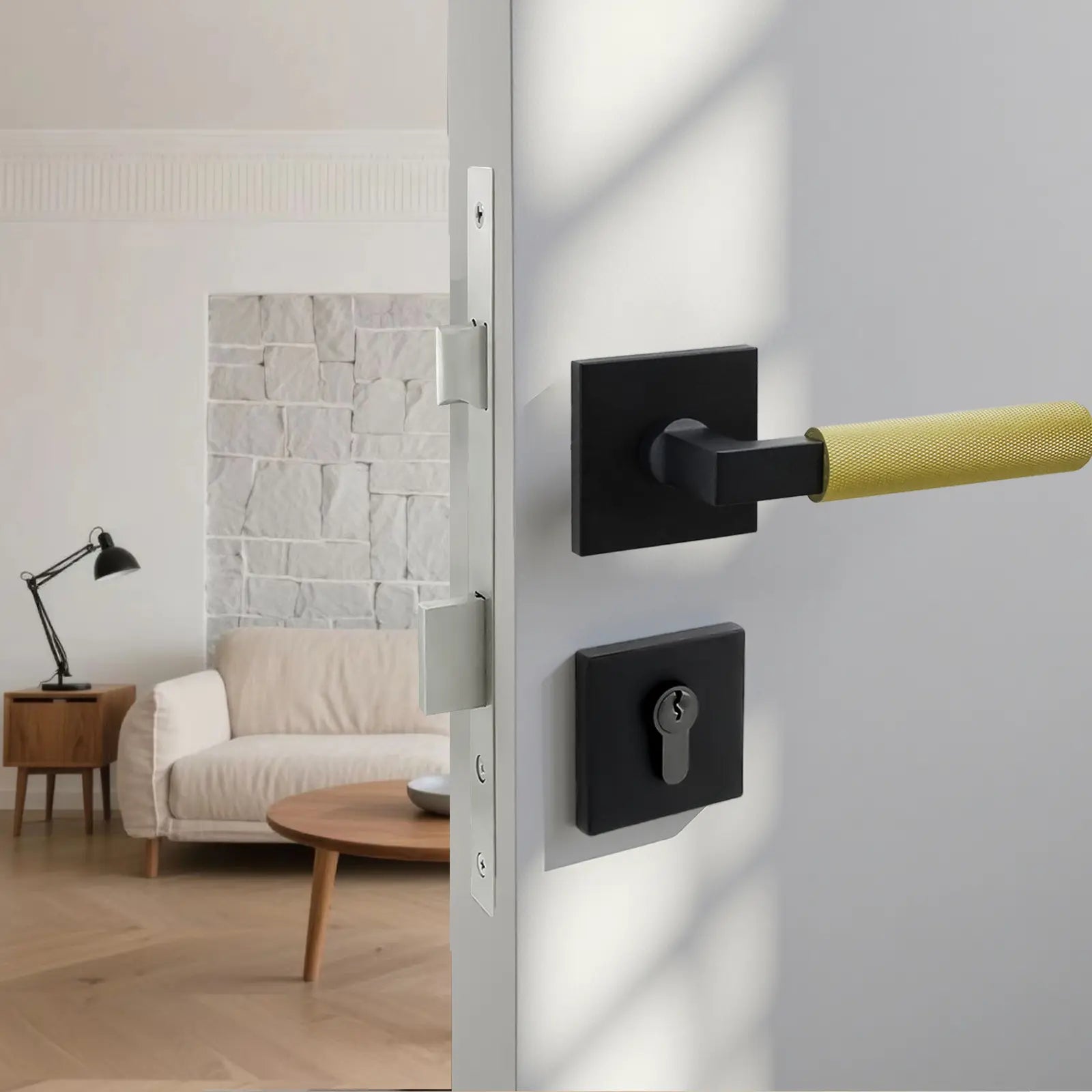 5128 - Rose Door Handle Set zhongshan sunshine hardware Co., Ltd