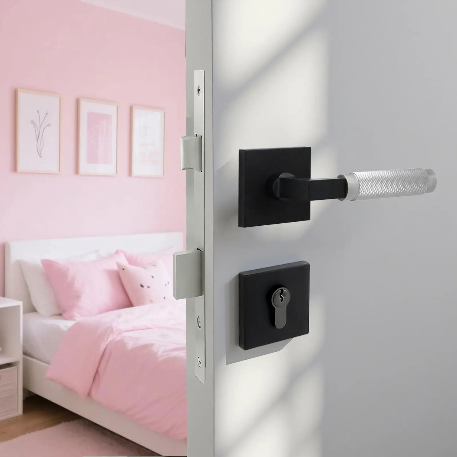 5130 - Square Rose Door Handle zhongshan sunshine hardware Co., Ltd
