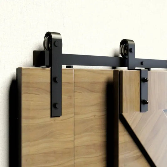 T025-Single Track Barn Door Bypass Hardware Kit main picture