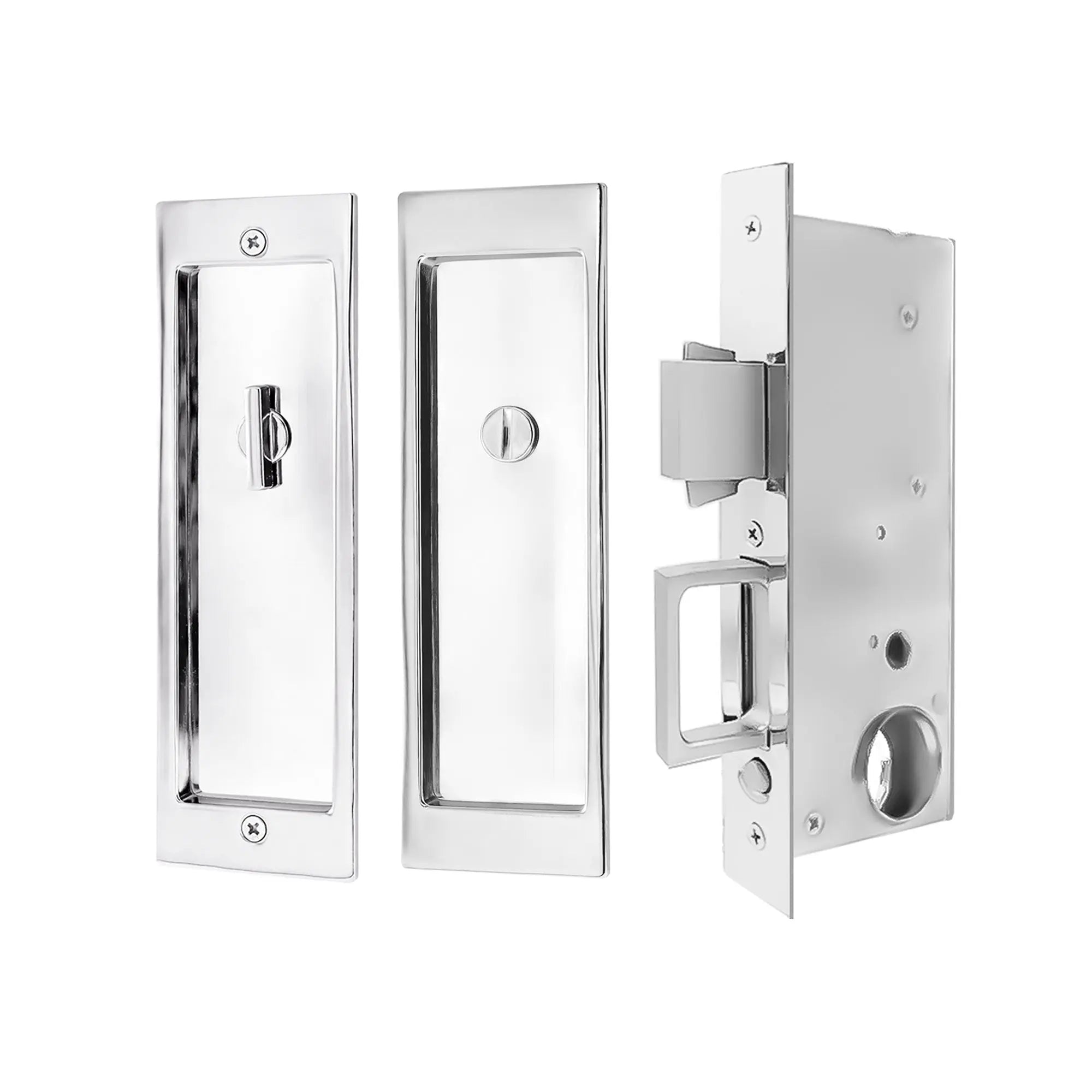 Rectangular Locks Pocket Door Locks - Sunshine Hardware