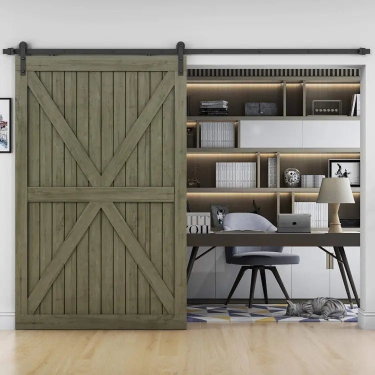 T039-I-shaped Carbon Steel Barn Door Hardware Kit usage scenarios