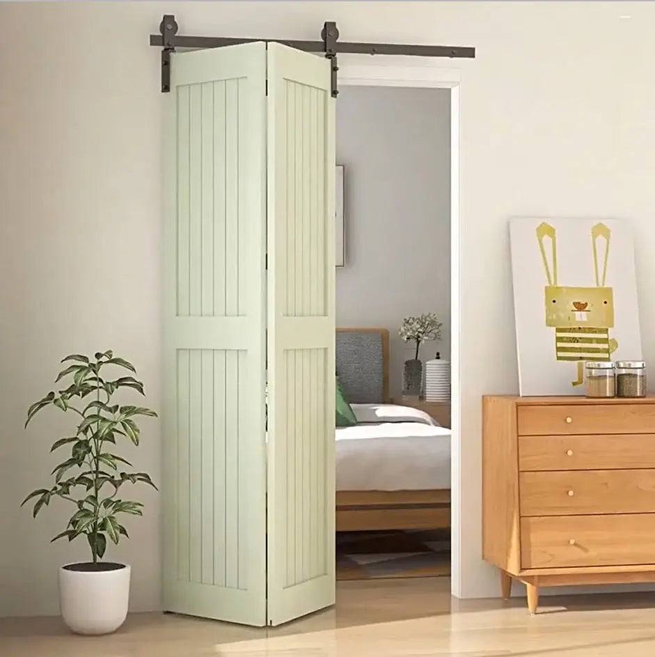 T009-Bifold Barn Door Hardware Kit usage place