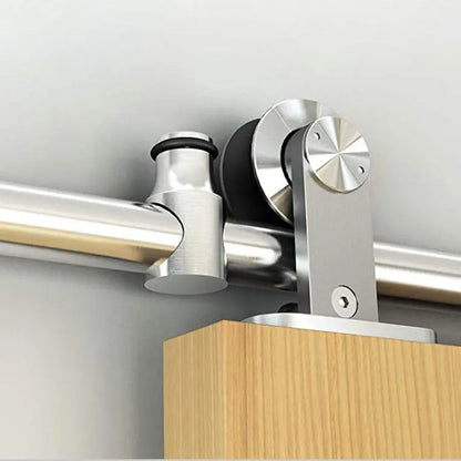 T008S-T Shaped with Round Tube Barn Door Track Hardware Kit main picture