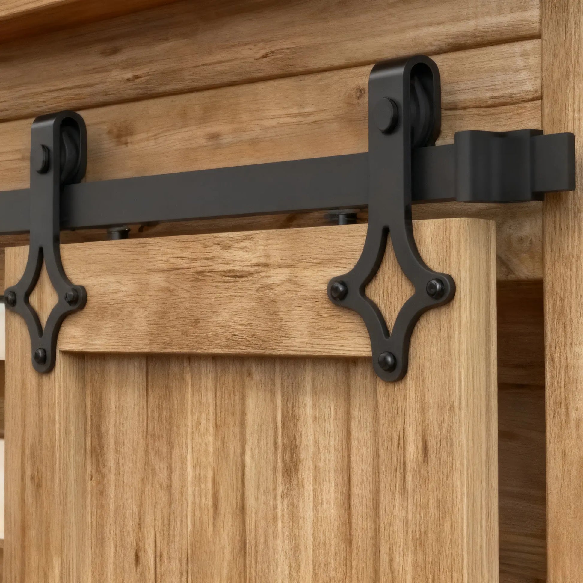 rhombus cabinet barn door hardware kit