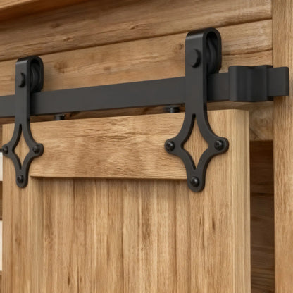 rhombus cabinet barn door hardware kit