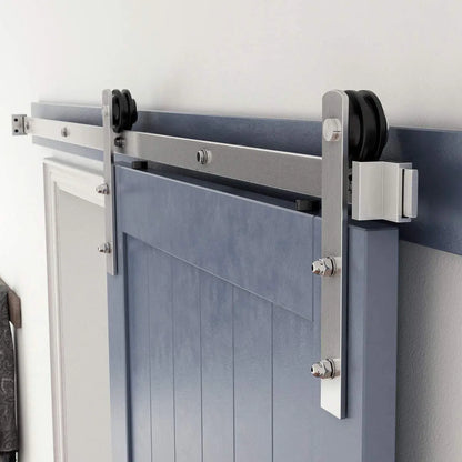 T003-I-Shaped Stainless Steel Barn Door Hardware Kit main picture