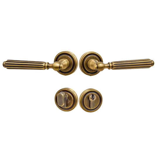 5134 - Brass Door Handle Set zhongshan sunshine hardware Co., Ltd