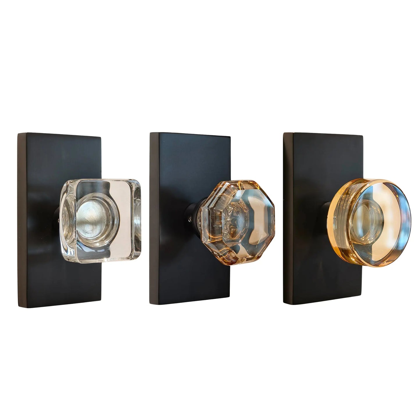 crystal door knob collection