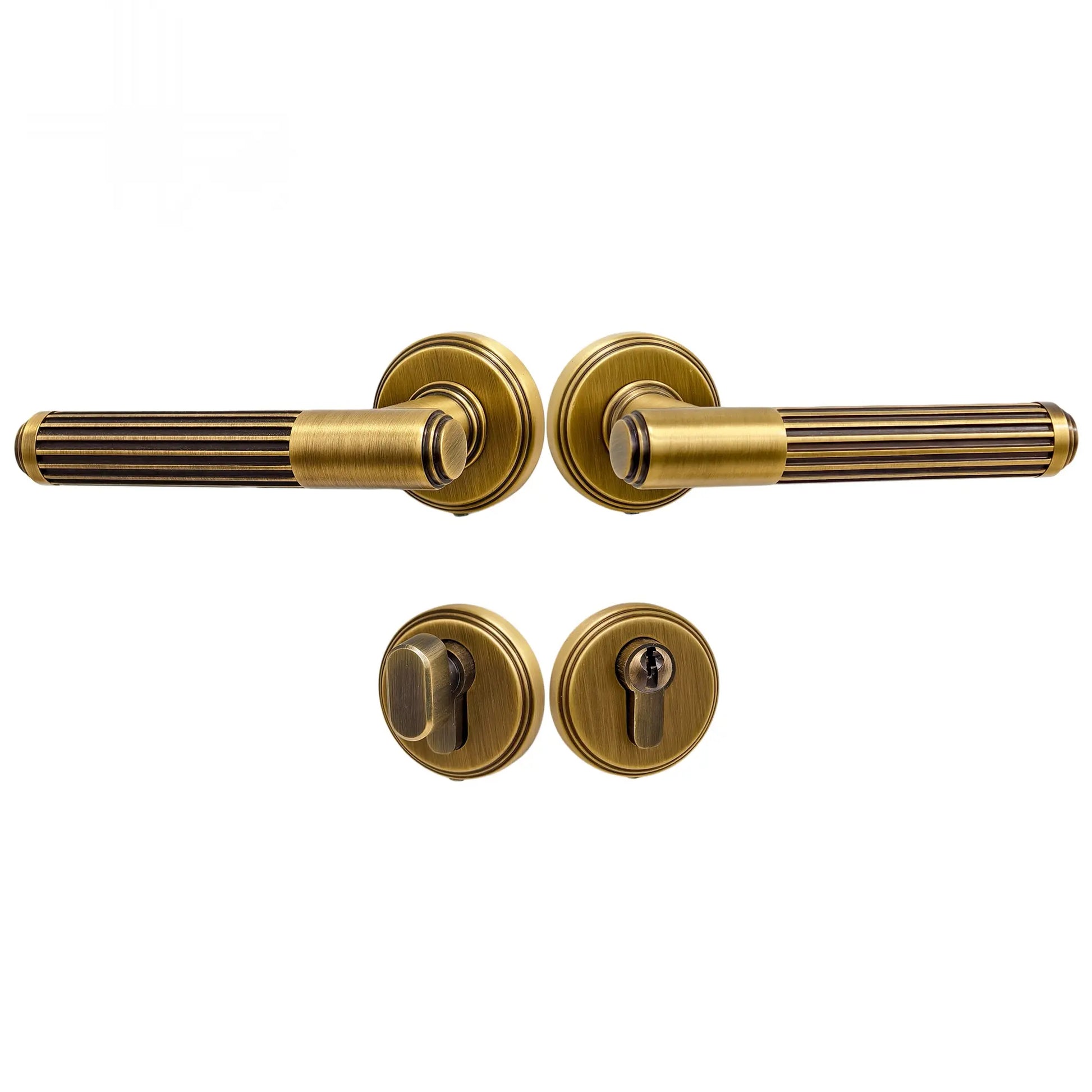 5135 - Brass Door Handle Set zhongshan sunshine hardware Co., Ltd