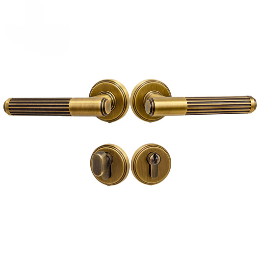 5135 - Brass Door Handle Set zhongshan sunshine hardware Co., Ltd
