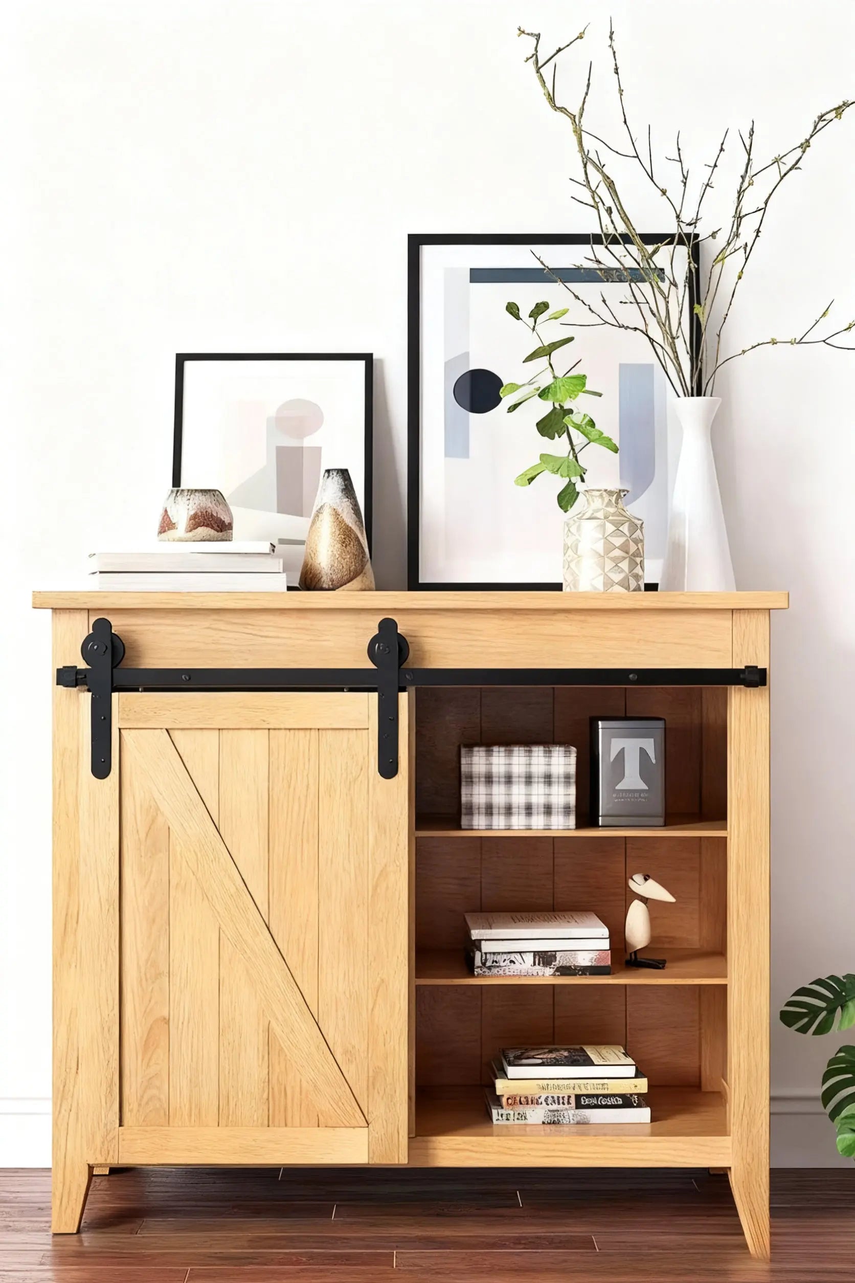 cabinet barn door hardware kit usage scenarios