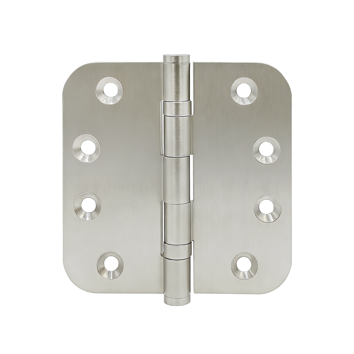 Satin Nickel 4in*4in Round Bearing Brass Hinges -Round Corner zhongshan sunshine hardware Co., Ltd