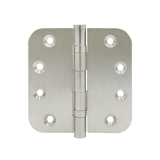Satin Nickel 4in*4in Round Bearing Brass Hinges -Round Corner zhongshan sunshine hardware Co., Ltd
