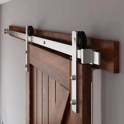 T003-I-Shaped Stainless Steel Barn Door Hardware Kit picture3