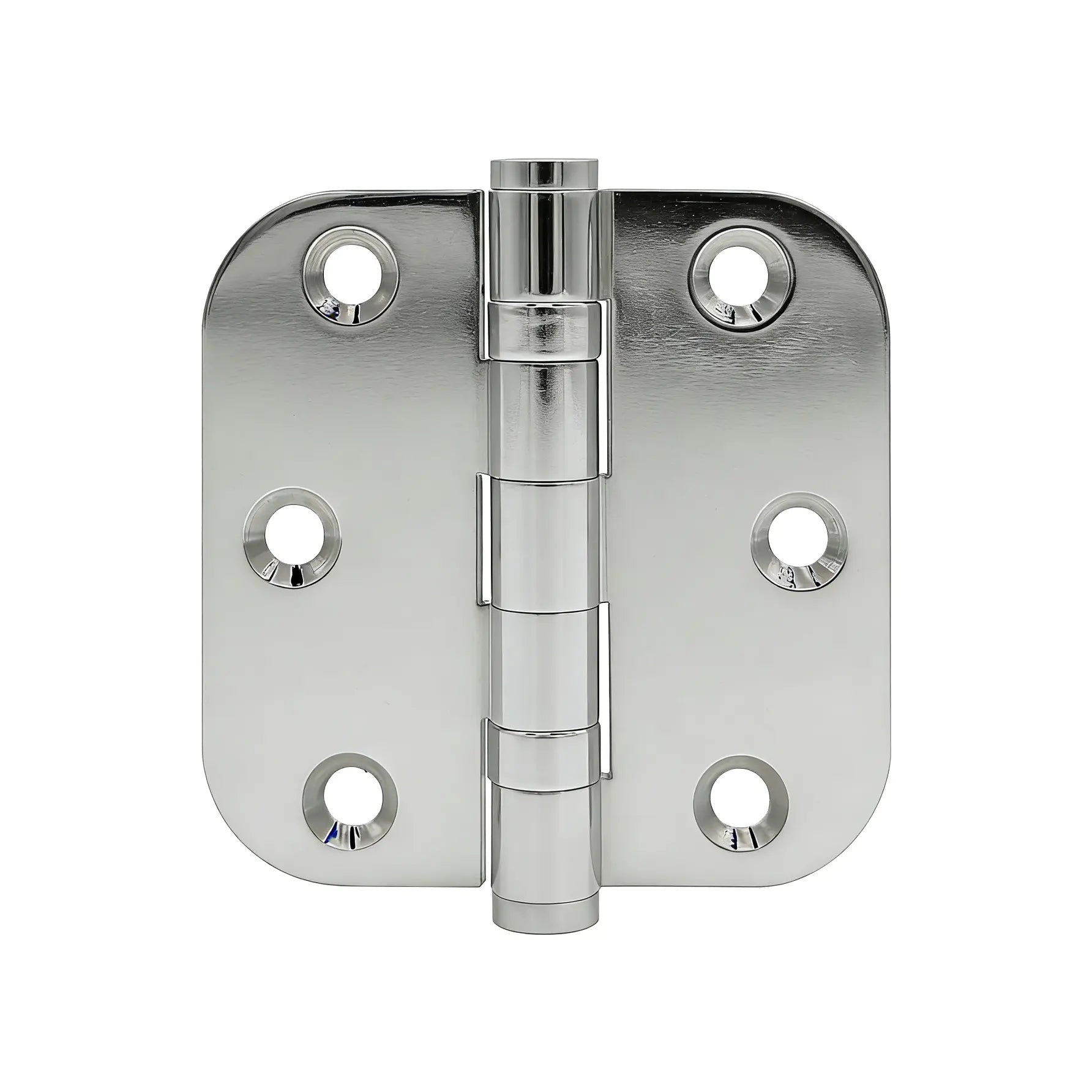 Satin Chrome Round Bearing 3.5in*3.5in Brass Hinges -Round Corner zhongshan sunshine hardware Co., Ltd