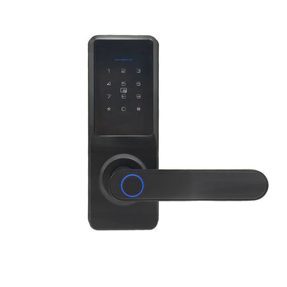 Aluminum Alloy Fingerprint Keyed Smart Door Lock Picture