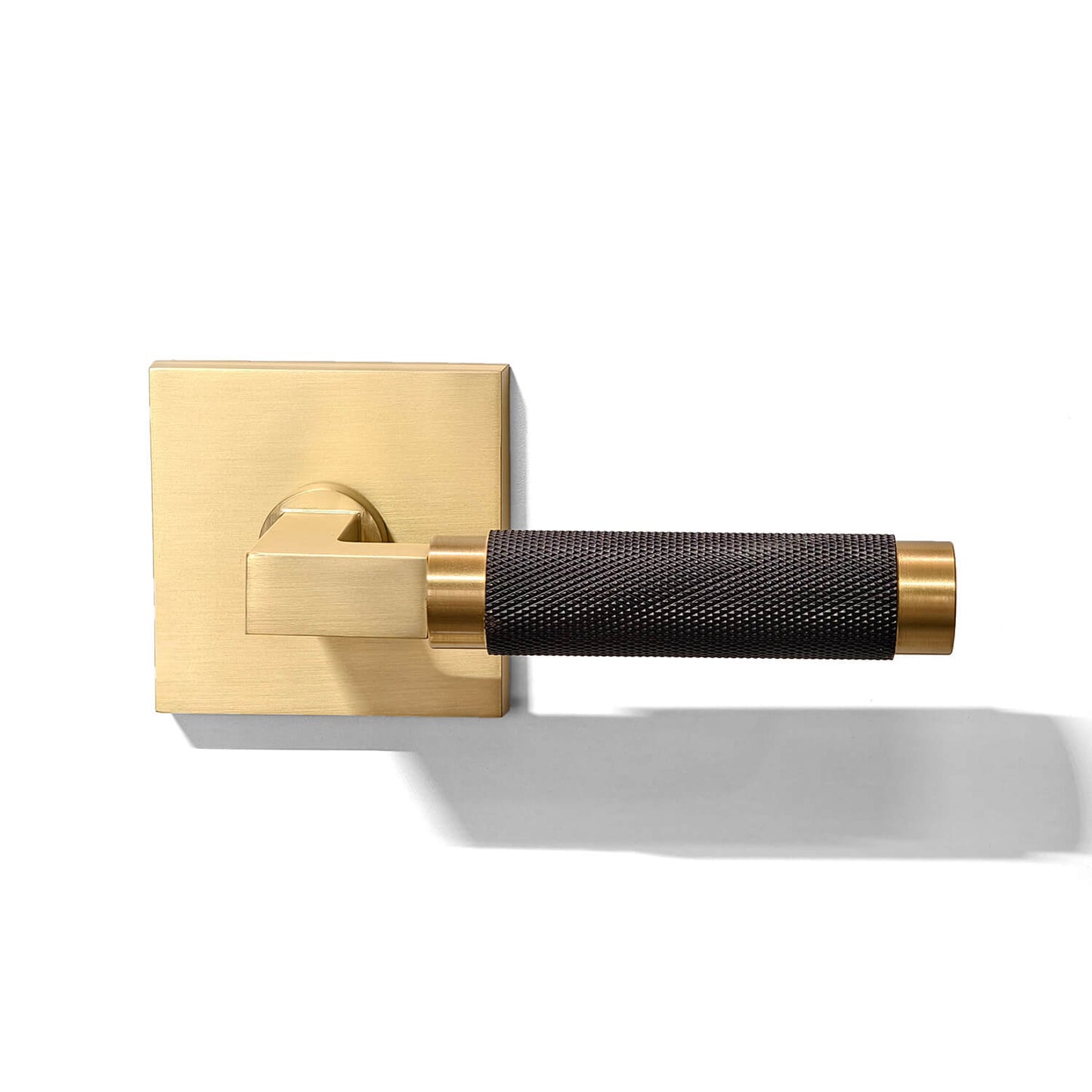 Golden black two tone door handle