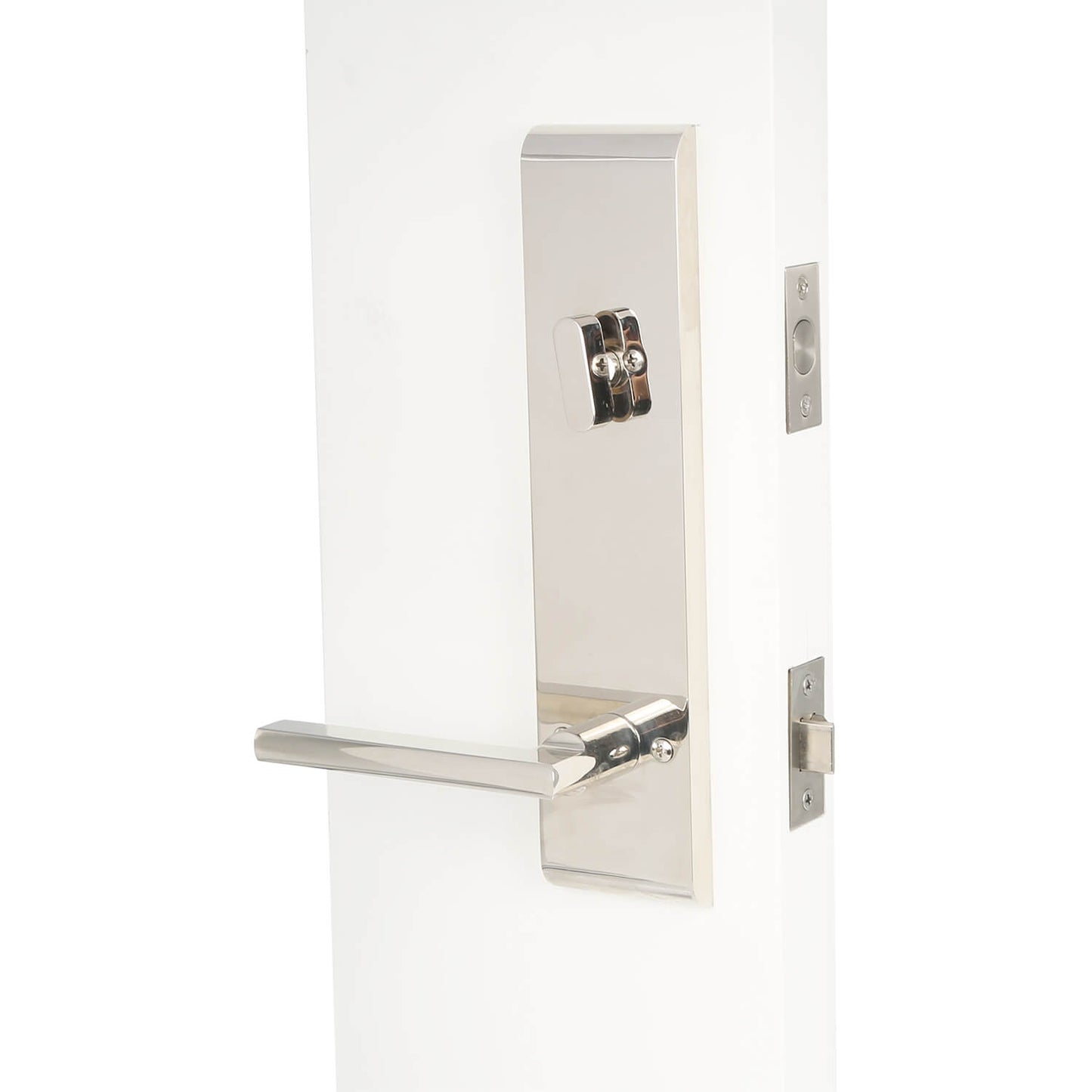 Installation effect on the inner side of the entrance door lock