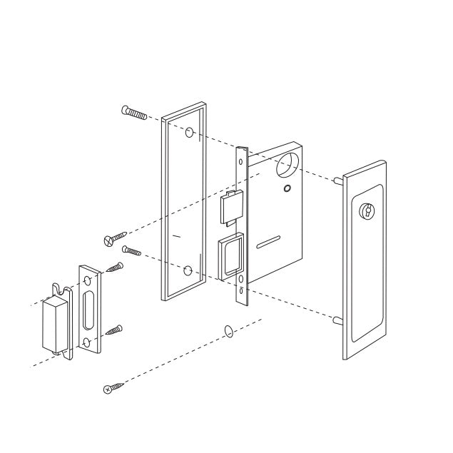 Step by step installation tutorial for sliding door locks