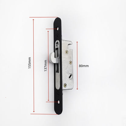 The detail size of the patio sliding door lock body