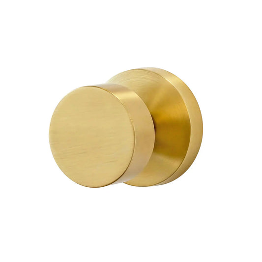 Orbicular Rosette with Round Smooth Brass Door Knob in Satin Brass zhongshan sunshine hardware Co., Ltd