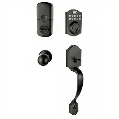 Separate intelligent lock paired with entrance door handle set