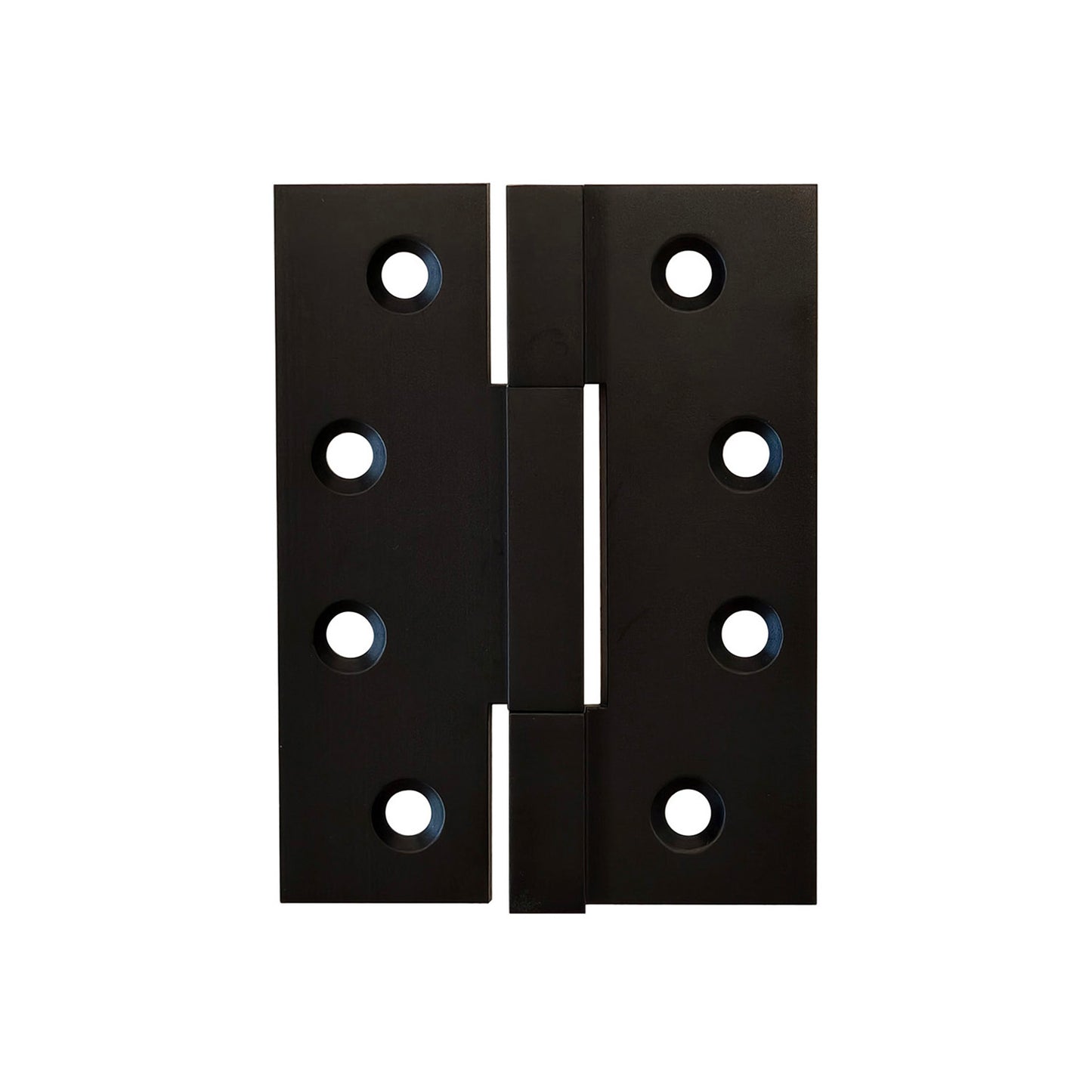 Square Corner 4"*3"*3mm Brass Door Hinge in Matte Black Picture